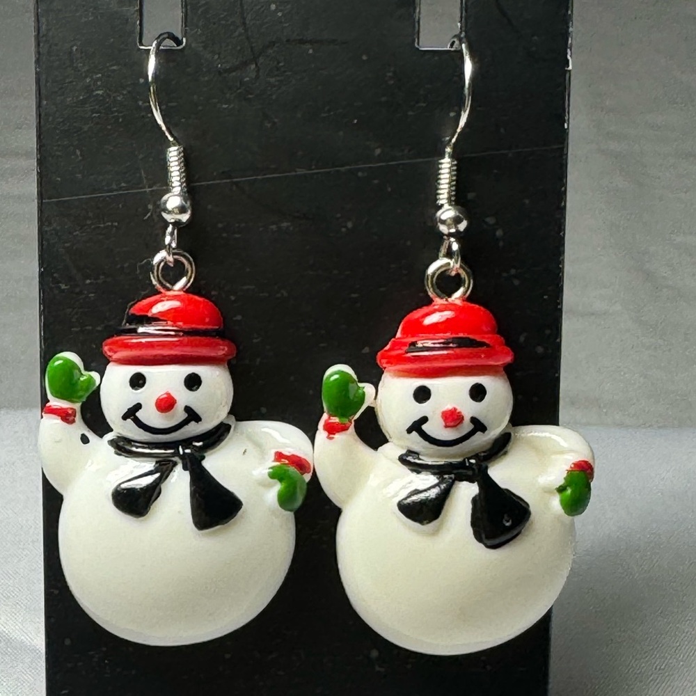 Christmas Snowmen Earrings